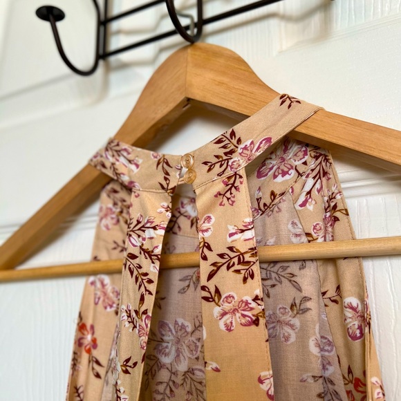 Peach Open Back Dress - Picture 3 of 4